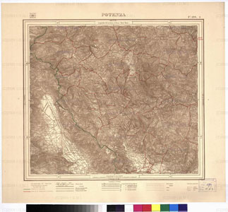 Carta IGM Potenza 1898